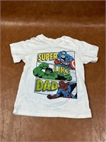 Super Like Dad Super Hero Tshirt Size 4T