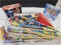 NO SHIPPING! Large Lot Assorted Fireworks