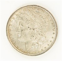 Coin 1900(P) Morgan Silver Dollar-AU