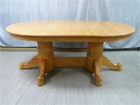 Walter of Wabash Expandable Dining Table w4 Leaves