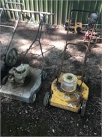 (3) Push Lawn Mowers (Condition Unknown in shed)