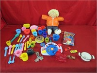 Kids Play Dishes, Cabbage Patch Doll