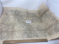 Old map of Verdun