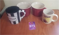 4 Coffee Cups     (Box 74/75)