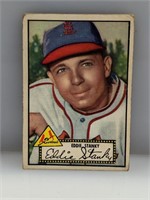 1952 Topps 76 Eddie Stanky (Black Back) Cardinals