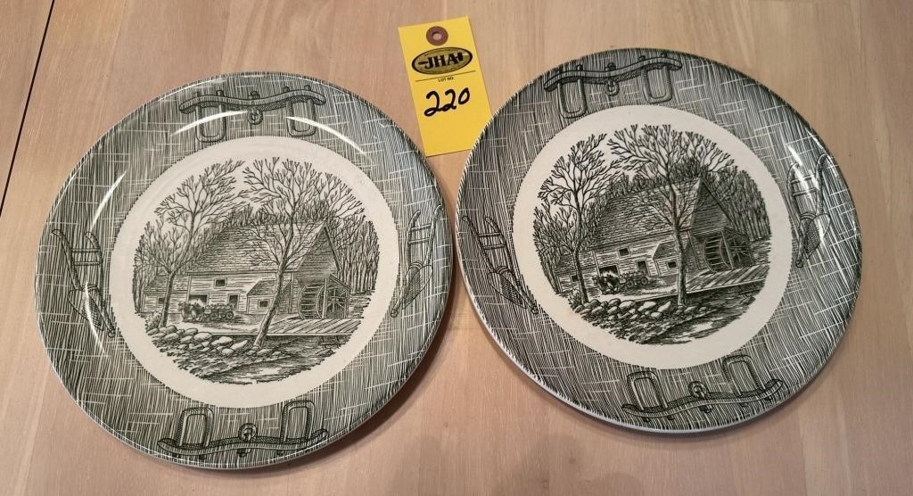 2 Grist Mill Plates