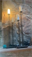 Forged Natural Opal glass lamps (2)