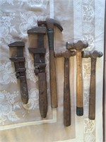 Hammers and vintage wrenches
