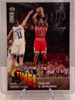 Michael Jordan 95/96 Playoff Time Card