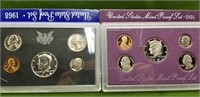 1968 & 1991 US MINT PROOF COIN SETS