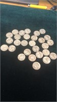 Lot of 28 Silver 1961 Quarters