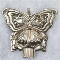 Sterling Butterfly Whistle-REED & BARTON Ornament