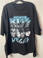 2014 KISS Vegas Band Concert Shirt