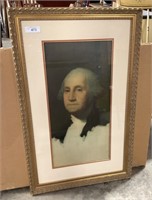 1940s Framed Painting of George Washington.