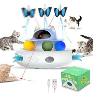 Cat Toys,4in1 Interactive Cat Toys for Indoor Cats