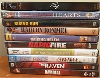 10 Lightly Used DVD's