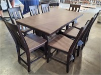 Intercon - 9 Piece Dining Table W/LeaF & Tags