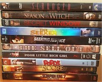 10 Lightly Used DVD's