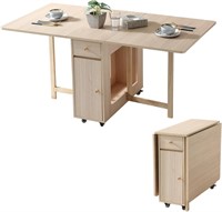 Extendable Drop Leaf Folding Dining Table