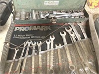 Socket set & Promark wrench set