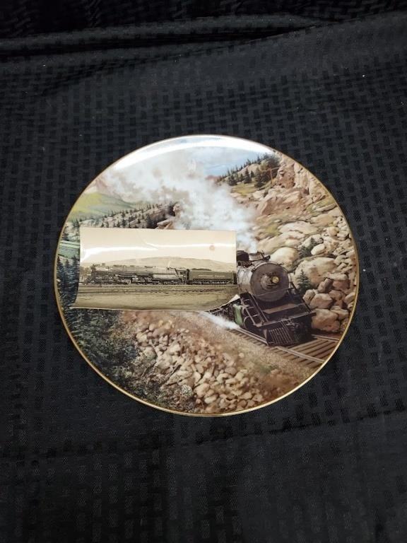 Collector Train Plate and photo