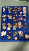 Antique buttons in 12 in x 16 divider