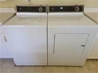 MAYTAG HEAVY DUTY WASHER AND ELECTRIC DRYER