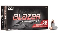 CCI 3509 Blazer Handgun 9mm Luger 115 gr Full Meta