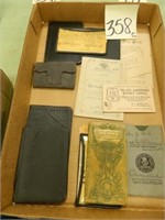 Misc. Early Advertising Pamphlets, Ledgers,