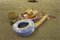 Assorted Pex Tubing, Fittings, (2) Faucets