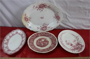 Early Stoneware Serving Platters