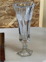 Canadian Coin Glass Vase