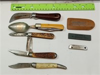 OF) assorted knives