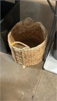 Two handled woven basket