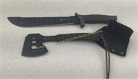 Set of Ozark Trail camping  Machete & axe