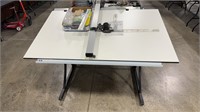 DRAFTING TABLE W/ ACCESSORIES 60" X 38" X 36"