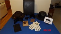 Coach Leather Portfolio, Hats, Gloves, Wallets