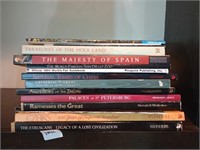 Lot of souvenir and travel books