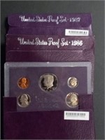 1985 86 and 87 proof sets