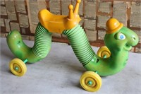 Vintage Hasbro Inchworm Toddler Ride-On