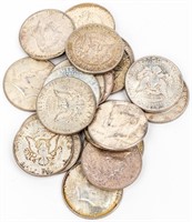 Coin 20 JFK 90% Silver Half Dollars 1964