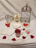 Lot of valentine decor and more