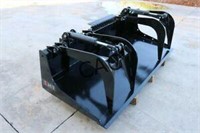 New Quick Attach JCT Skid Steer Grapple Bucket