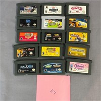 Nintendo Gameboy Advance Lot of 15 Game Carts