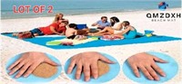 New LOT OF 2 - Anti sand, self-cleaning Beach Mat.