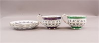 British Porcelain Tea Set Adam Gold Collection 4pc