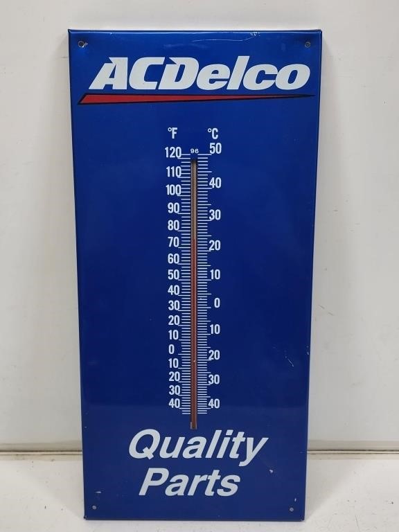 AC Delco Auto Parts Advertising Thermometer