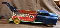 Vintage tin Wrecker Truck,, Been repainted