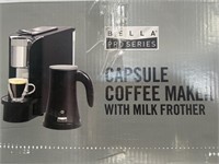 BELLA COFFEEMAKER EITH MILK FROTHER