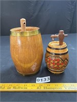 Vintage Wood Liquor Barrels